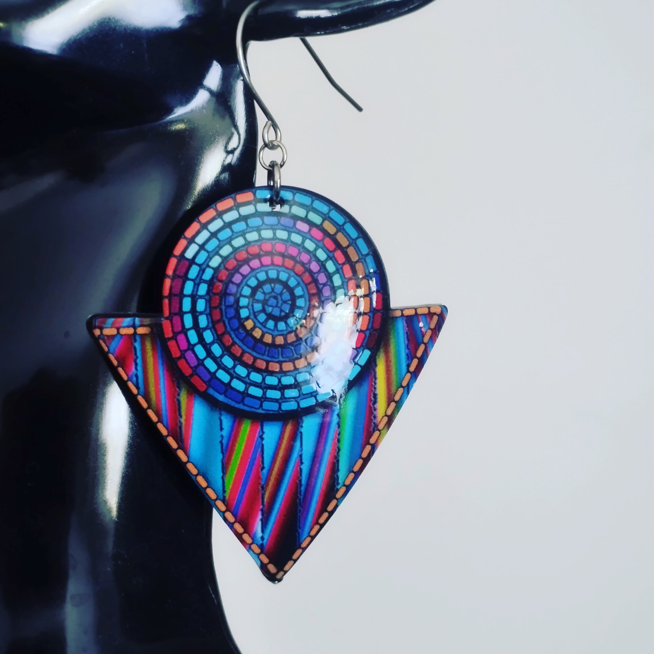 Agojie Acrylic Statement Earrings