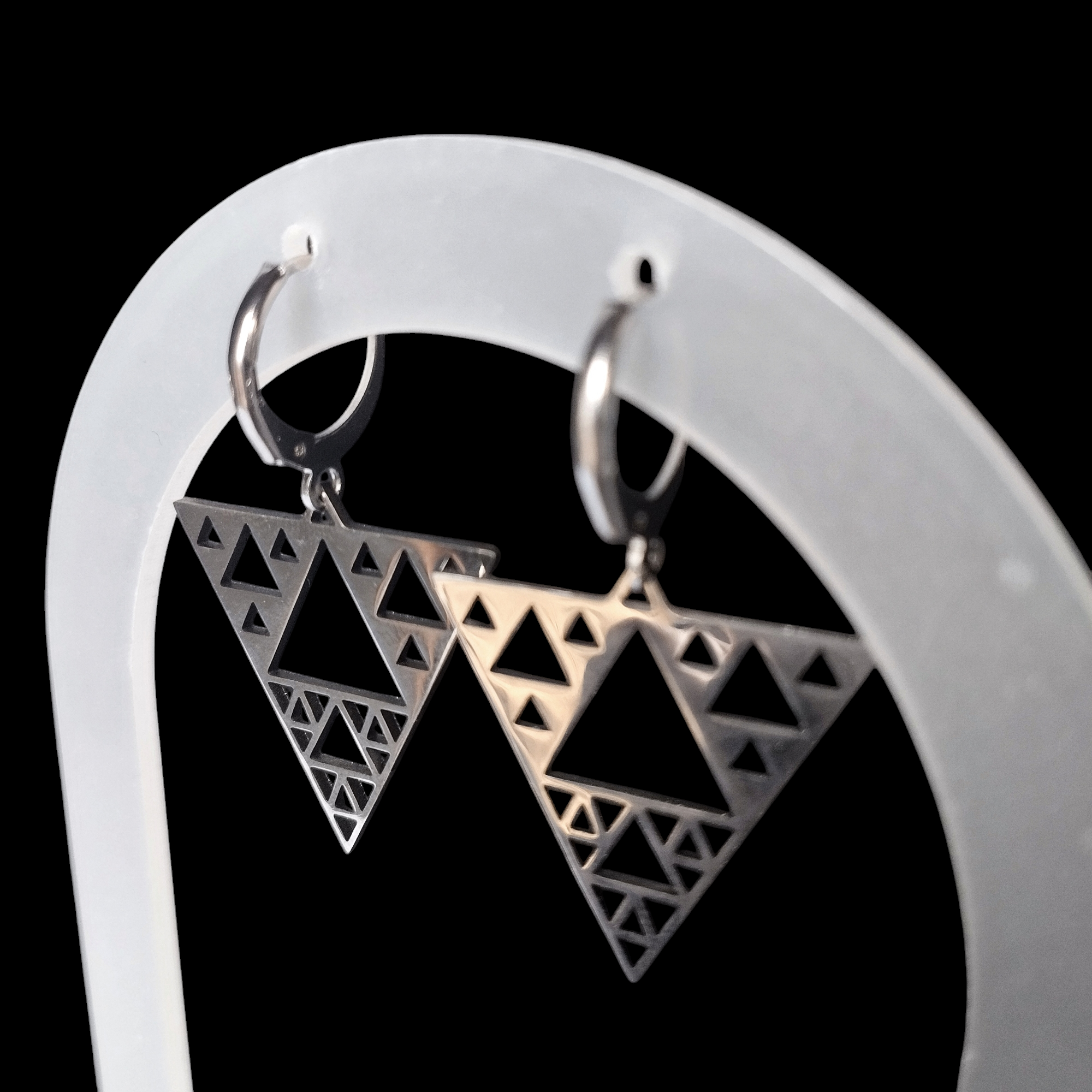 Wahine Toa Triangle Dangle Earrings