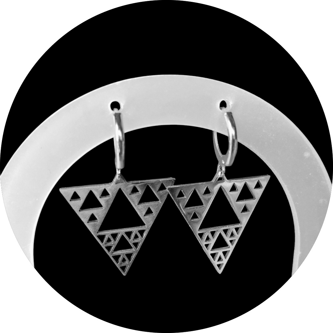 Wahine Toa Triangle Dangle Earrings