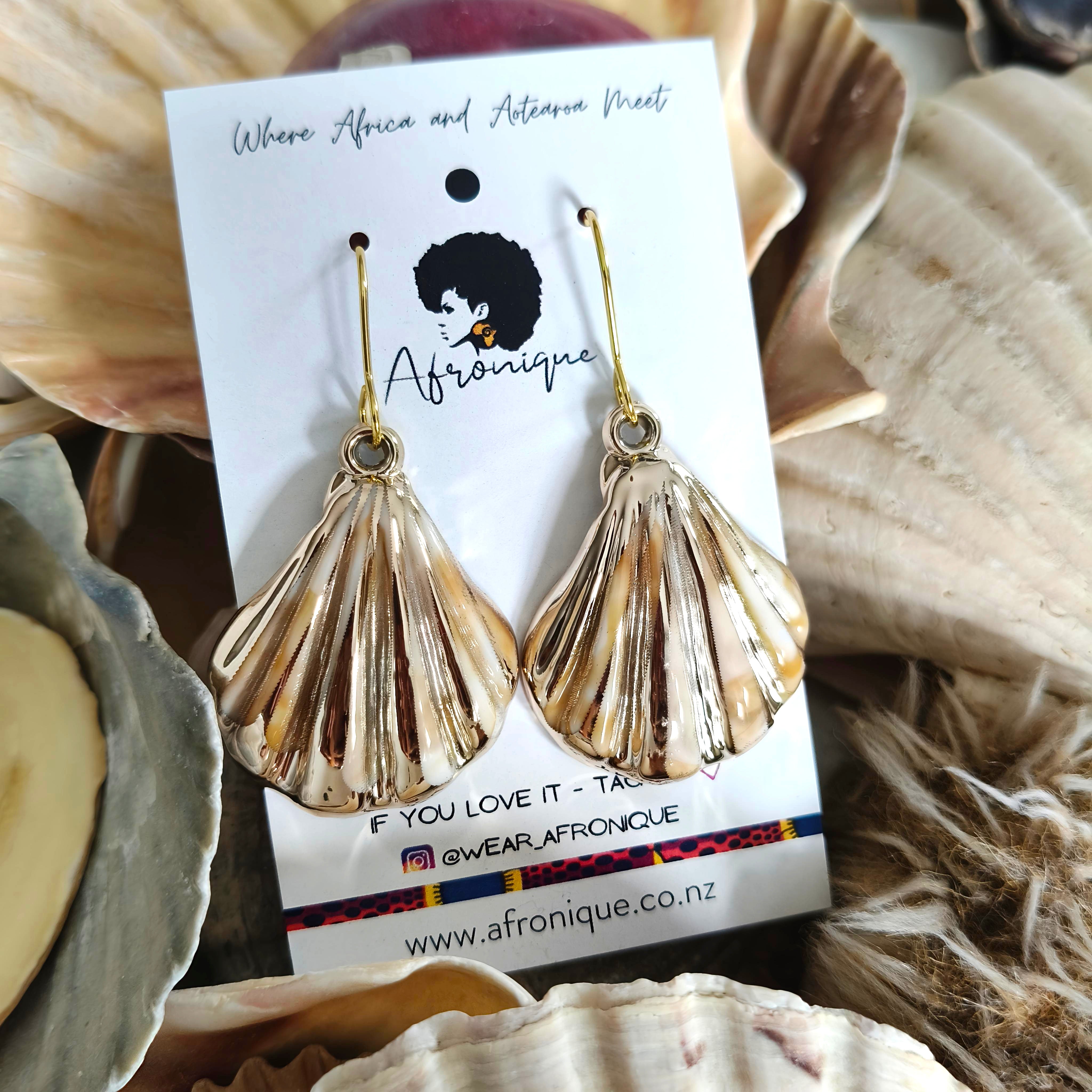 Aerial Shell Dangle Earrings