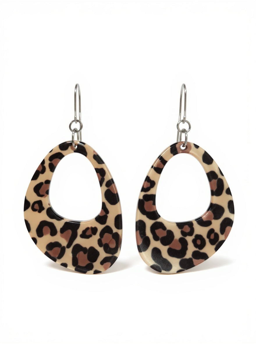 Leopard print dangle