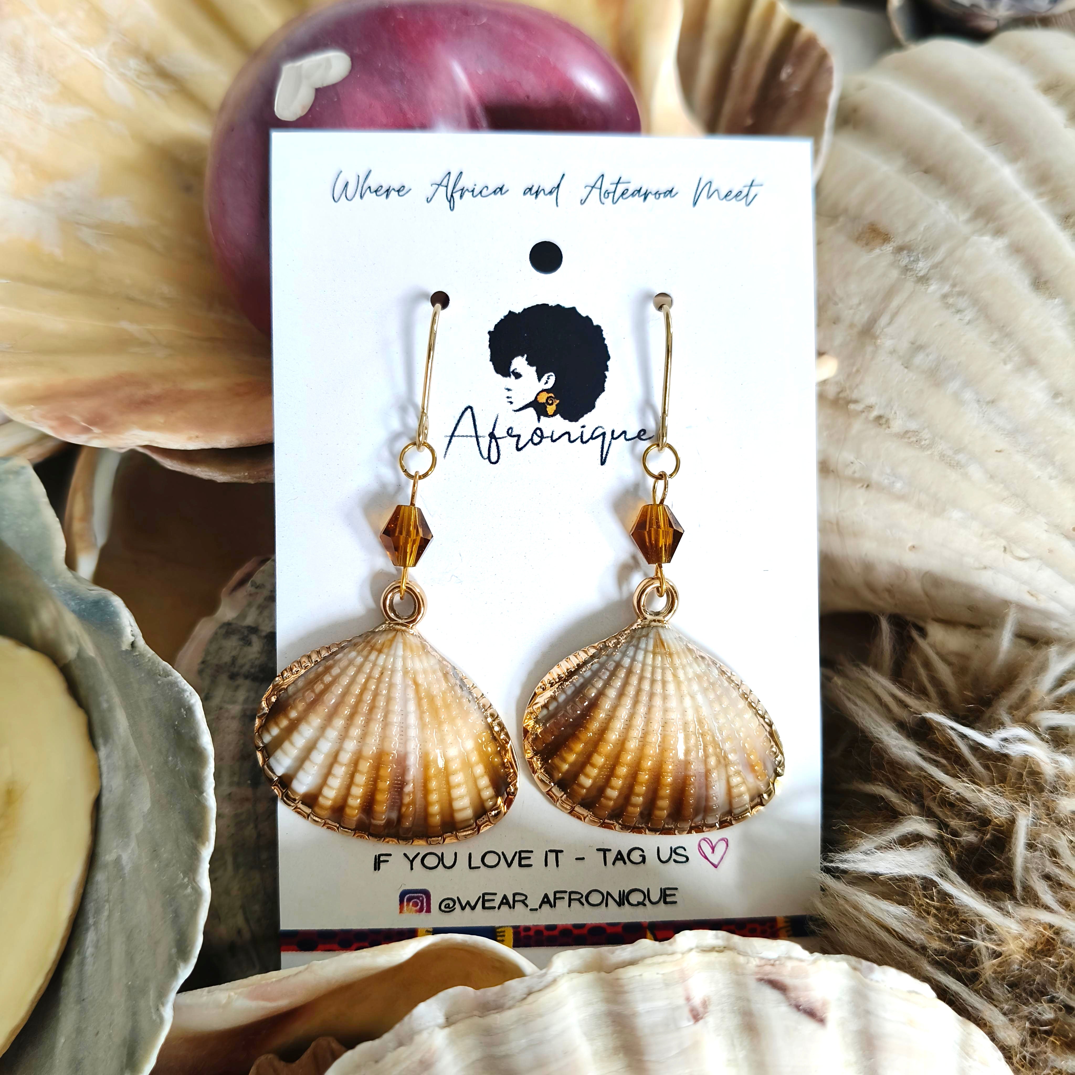 Estelle Shell Dangle Earrings