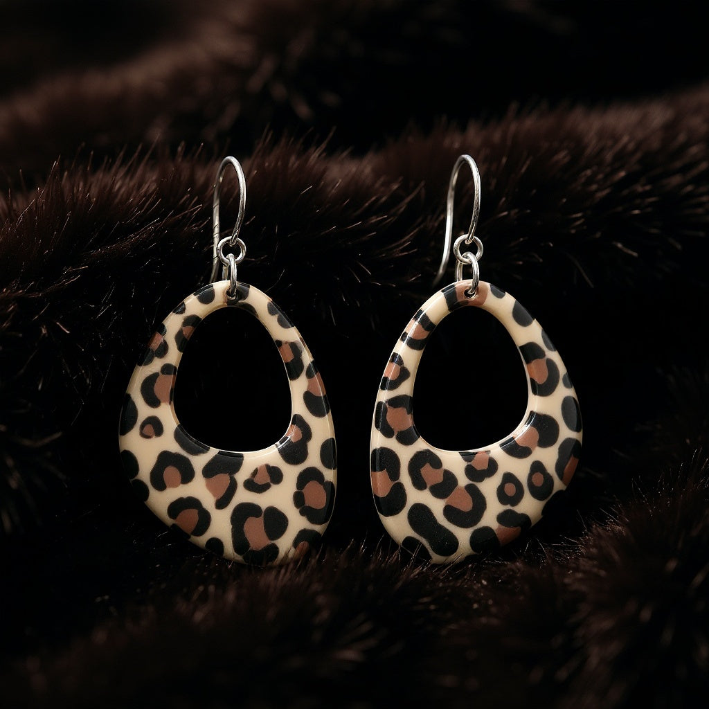 Leopard print dangle