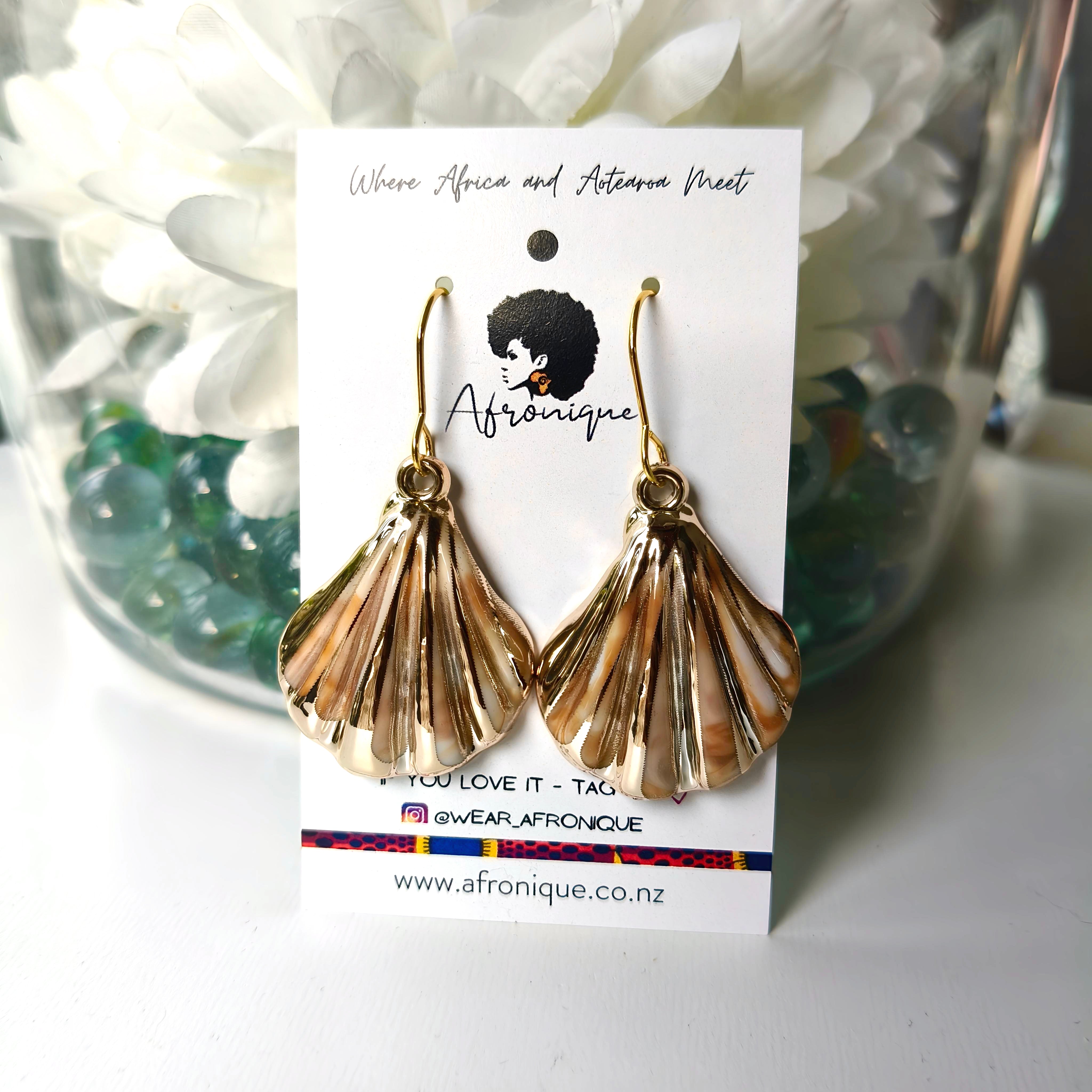 Aerial Shell Dangle Earrings