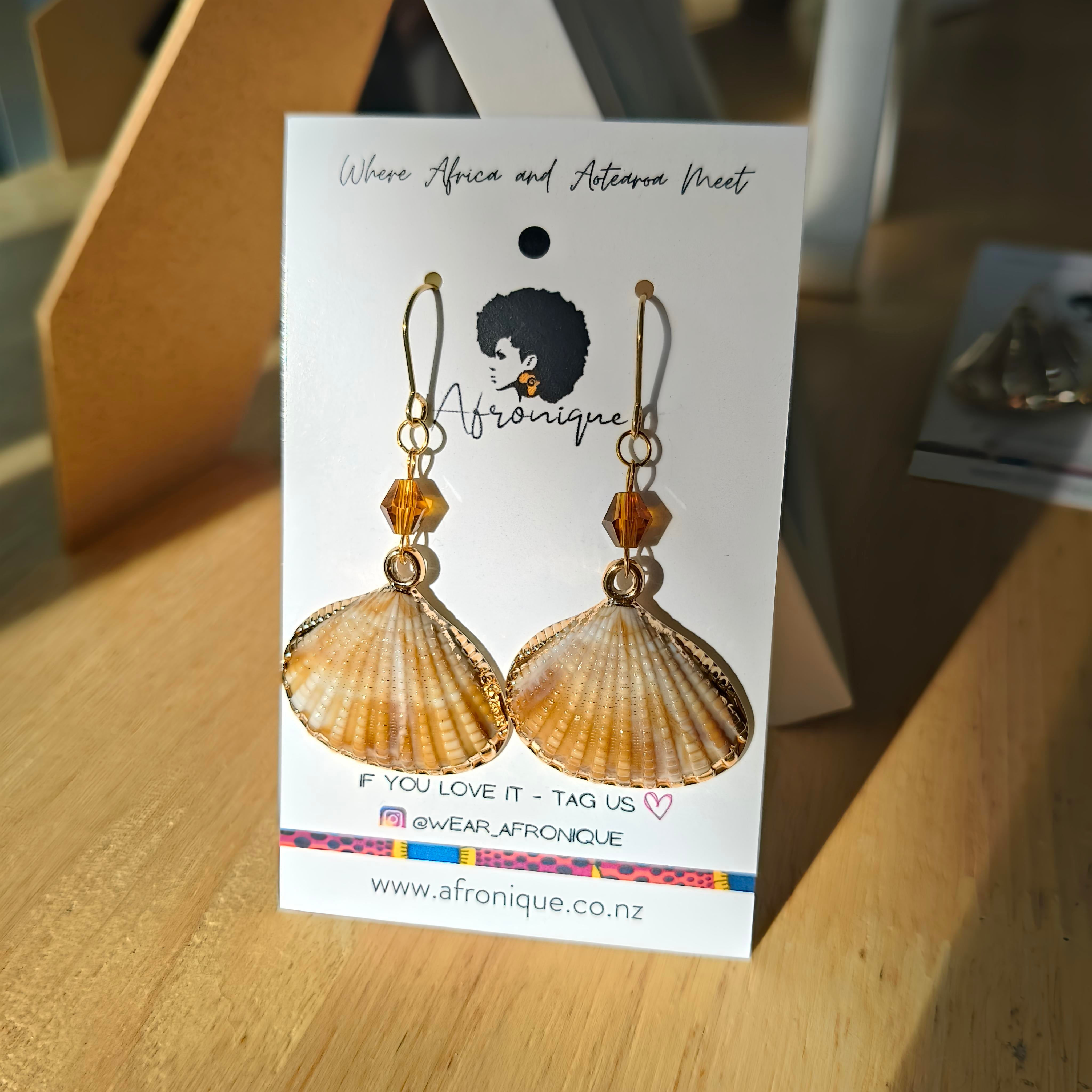 Estelle Shell Dangle Earrings