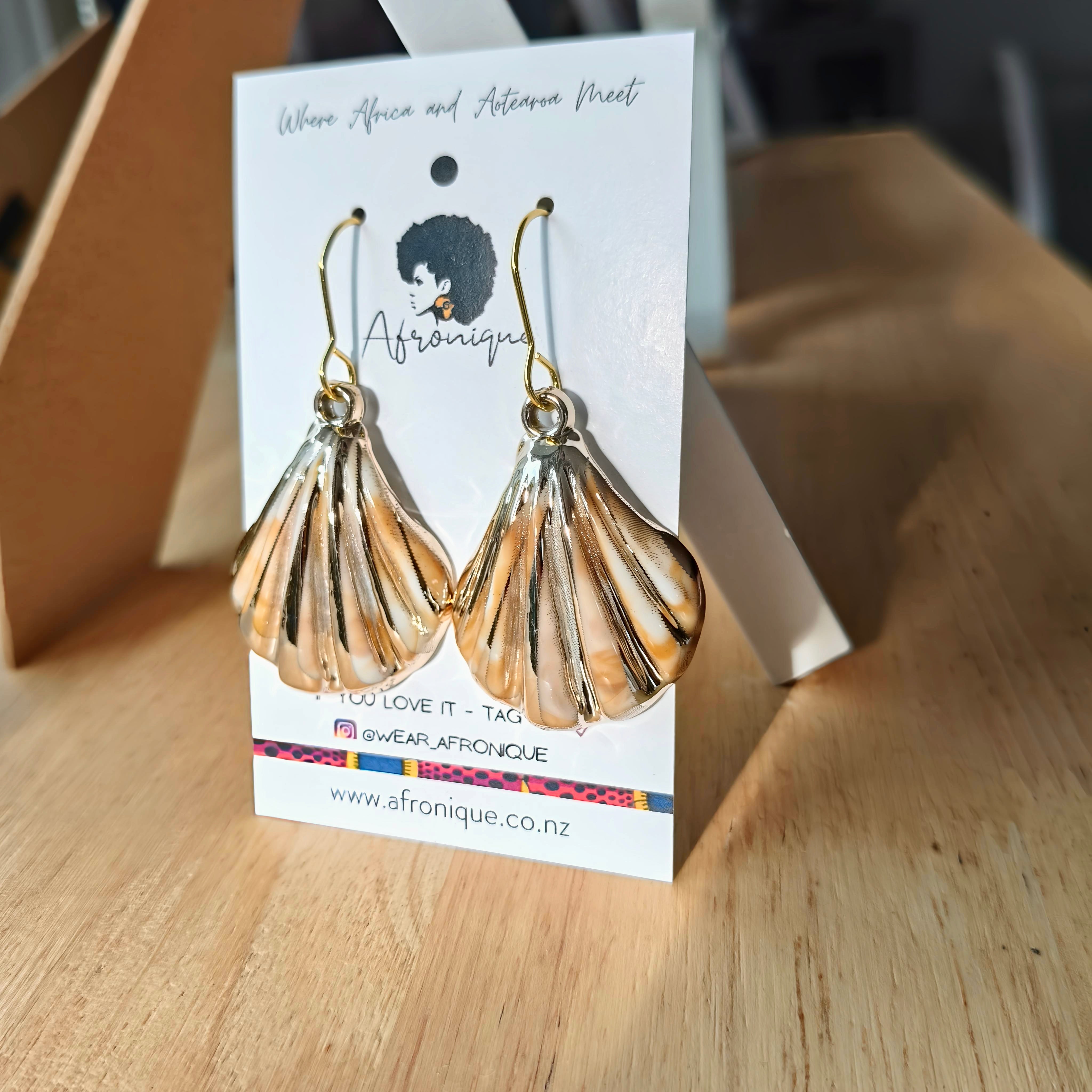 Aerial Shell Dangle Earrings