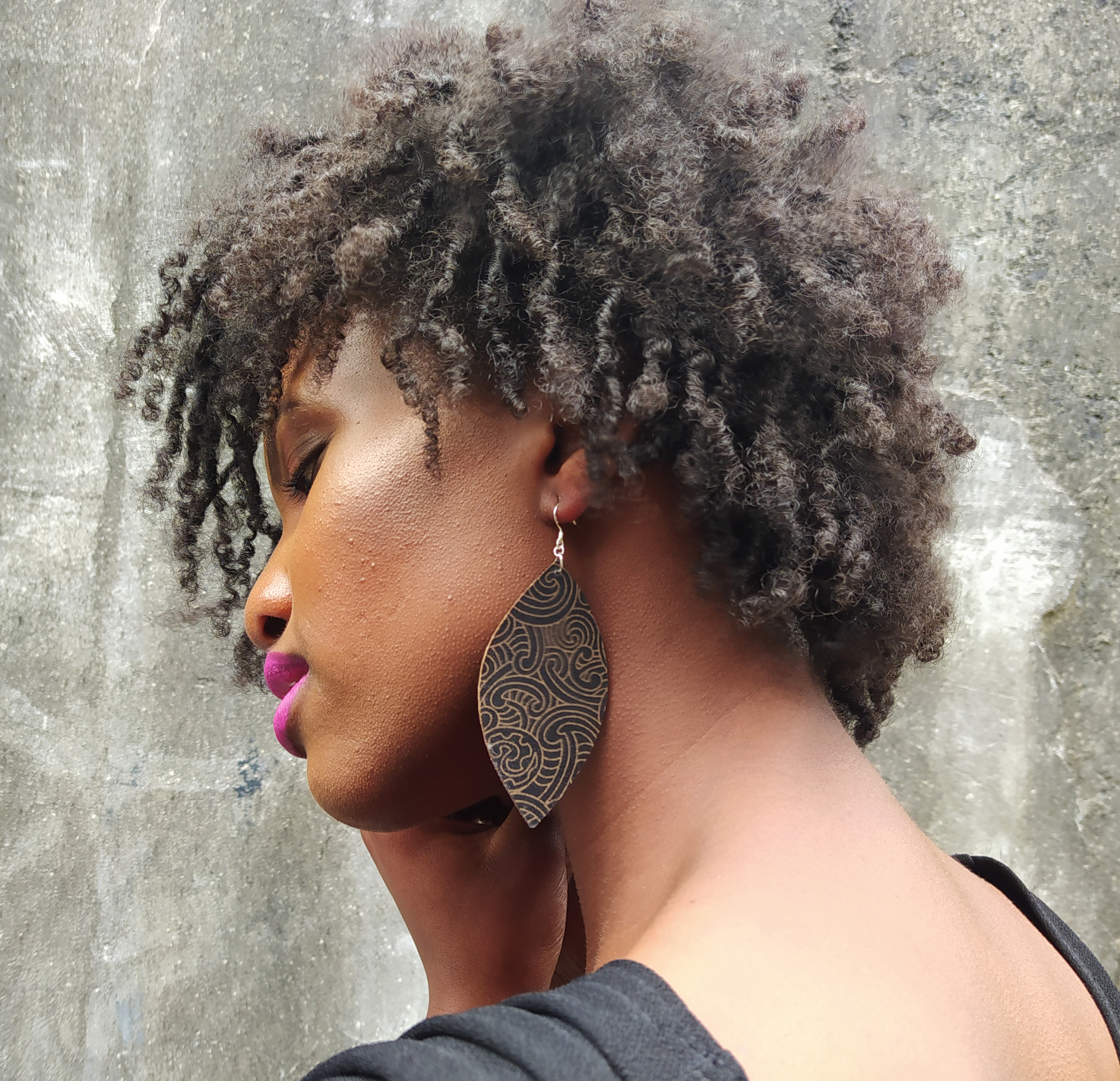 Leaf Dangle Earrings ( Ankara, Ethnic, Animal, Boho)